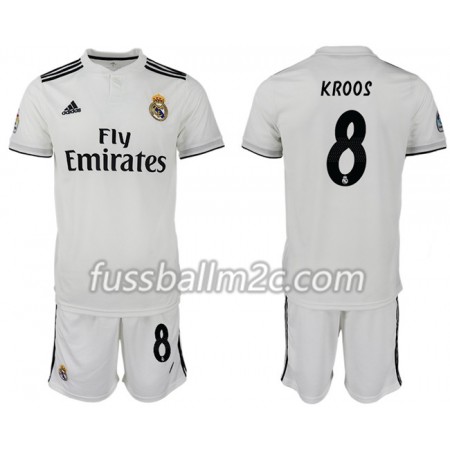 Fußballtrikots Real Madrid KROOS 8 Kinder Heim Trikotsatz 2018-2019 Fußballtrikots Real Madrid KROOS 8 Kinder Heim Trikotsatz 2018-2019